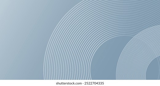 Abstract circle lines on gray background. Geometric stripe line art design art background abstract