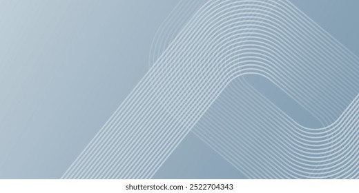 Abstract circle lines on gray background. Geometric stripe line background abstract