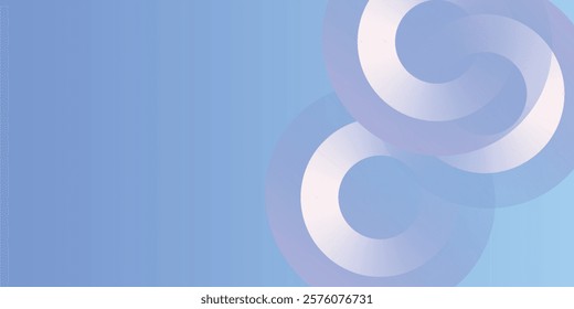 Abstract circle lines on light blue background. Geometric stripe line art design art nice