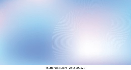 Abstract circle lines on light blue background. Geometric stripe line art design for poster, brochure, cover, website, header, web banner, presentation