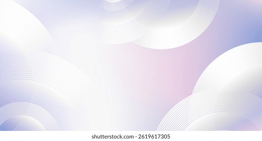 Abstractas líneas circulares sobre fondo azul claro. Diseño geométrico del arte de la línea de la raya para el cartel, folleto, cubierta, Sitio web, cabecera, Anuncio del Web, presentación eps 10