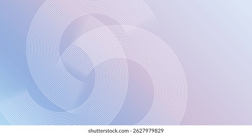 Abstract circle lines on light blue background. eps 10