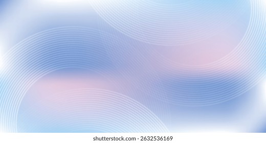 Abstract circle lines on light blue background. eps 10 illustration