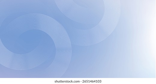 Abstract circle lines on light blue background. vector illustration eps 10.