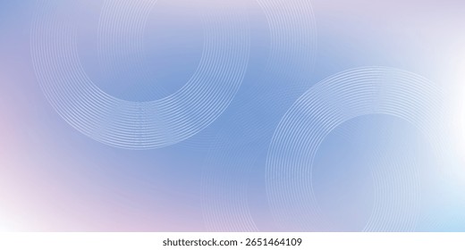 Abstract circle lines on light blue background. vector illustration eps 10.