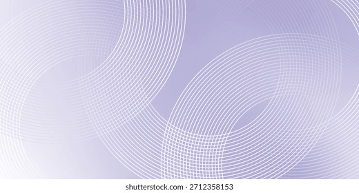 Abstract circle lines on light blue background. Geometric stripe line art design