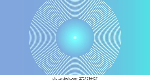 Abstractas líneas circulares sobre fondo azul claro. Diseño geométrico del arte de la línea de la raya para el cartel, folleto, cubierta, Sitio web, cabecera, Anuncio del Web, presentación. eps 10
