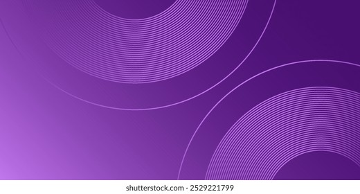 Abstract circle lines on pink and purple background. Geometric stripe line art design simple art