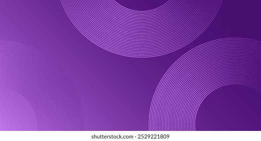 Abstract circle lines on pink and purple background. Geometric stripe line art design simple