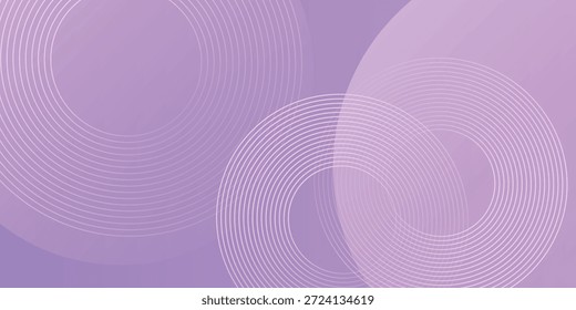 Abstract circle lines on pink and purple background. Geometric stripe line art design for poster, brochure, cover, website, header, web banner, presentation.