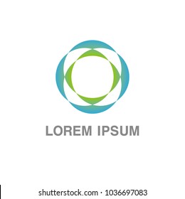 abstract circle logo