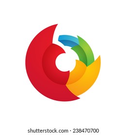 Abstract circle logo