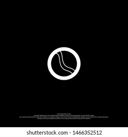abstract circle logo business. technology logo badge. creative element design concept