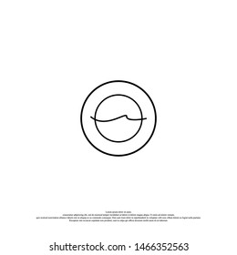 abstract circle logo business. technology logo badge. creative element design concept