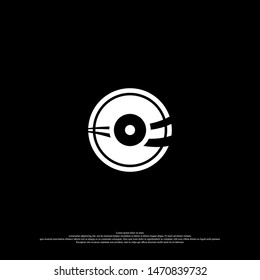 abstract circle logo business. technology logo badge. creative element design concept.