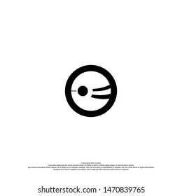 abstract circle logo business. technology logo badge. creative element design concept.