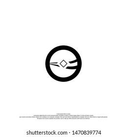abstract circle logo business. technology logo badge. creative element design concept.