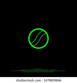 abstract circle logo business. technology logo badge. creative element design concept.