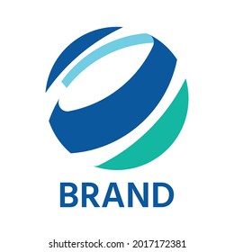 Abstract circle logo, clean and professional concept, perfect for your company