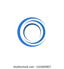 Abstract Circle Logo Design Stock Vector (Royalty Free) 1101834857 ...