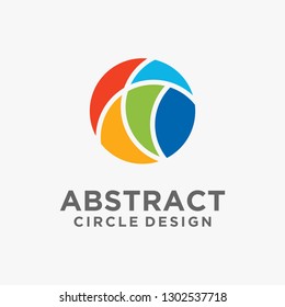 Abstract circle logo design