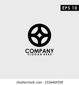 Abstract Circle Logo Design Icon Vector Template. Modern Design. Vector Illustration