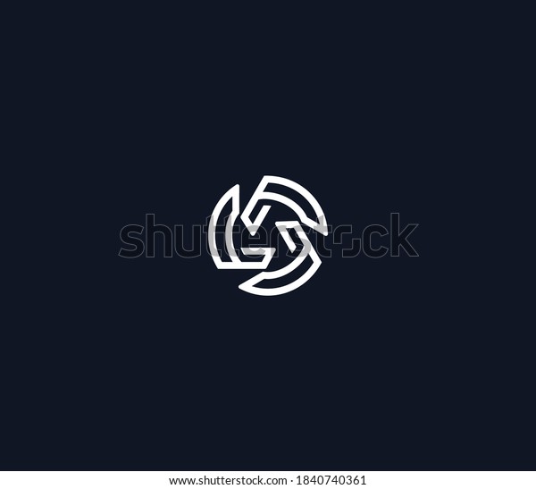 abstract circle logo design\
icon