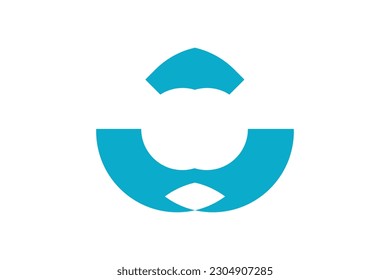 Abstract circle logo. The logo design is Minimalist and modern vector illustration design