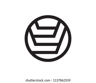 Abstract Circle Logo Design Template
