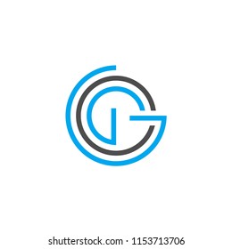 abstract circle logo design template