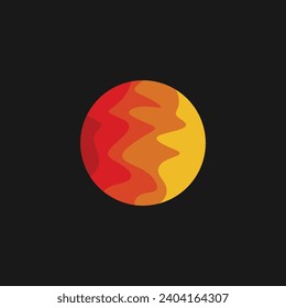 plantilla de diseño de logotipo de círculo abstracto