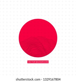 Abstract Circle Logo Design. Trendy business concept logotype for your company. Creative geometric vector icon.