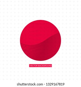 Abstract Circle Logo Design. Trendy business concept logotype for your company. Creative geometric vector icon.