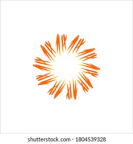 abstract circle logo design vector