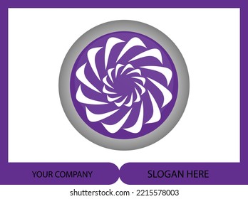 Abstract circle logo design for your business.