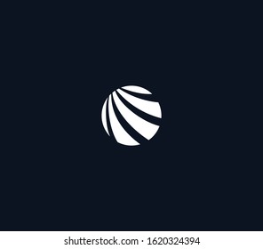 abstract circle logo element vector template