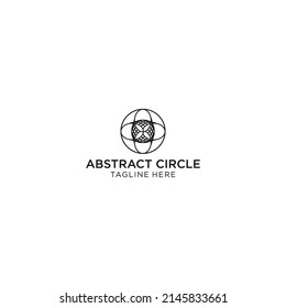 ABSTRACT CIRCLE logo icon design vector template