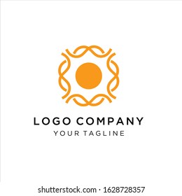 Abstract circle logo,  logotype template. Chemistry and medical business picture, Idea logo design inspiration