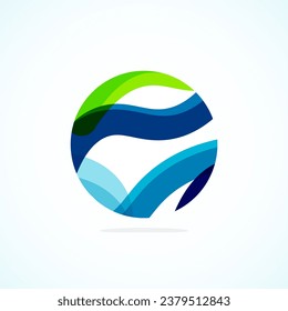 Abstract circle logo - minimalist emblem, timeless and universal shape of circle. Unique logo represent range of brands and concepts, encapsulating simplicity and creativity in single, iconic image