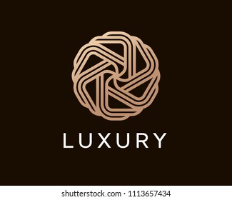Abstract Circle Logo, Monogram Logo, Symbol, Template Design, Emblem, Concept Design, Creative Icon