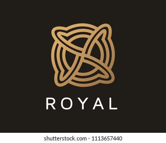 Abstract Circle Logo, Monogram Logo, Symbol, Template Design, Emblem, Concept Design, Creative Icon