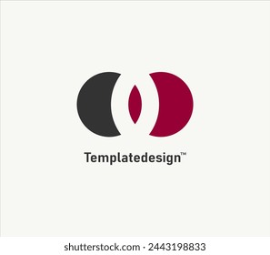 Abstraktes Kreis-Logo. Einfaches Circle Business Logo. 