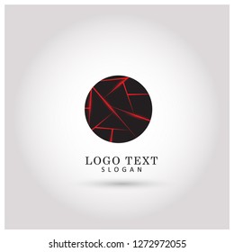 Abstract Circle Logo. Symbol & Icon Vector Template.