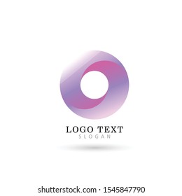 Abstract Circle Logo. Symbol & Icon Vector Template.