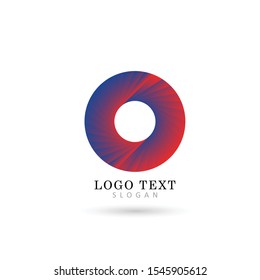 Abstract Circle Logo. Symbol & Icon Vector Template.