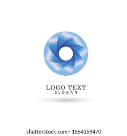 Abstract Circle Logo. Symbol & Icon Vector Template.