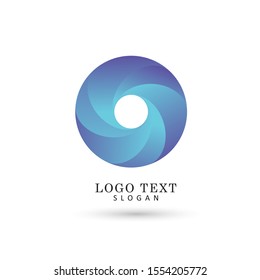 Abstract Circle Logo. Symbol & Icon Vector Template.