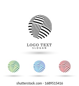 Logo del círculo abstracto. Plantilla de vectores de símbolos e iconos.