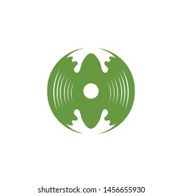 abstract and circle logo template