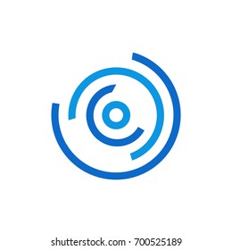 abstract circle logo template